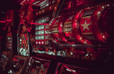 Spelautomater på ett casino